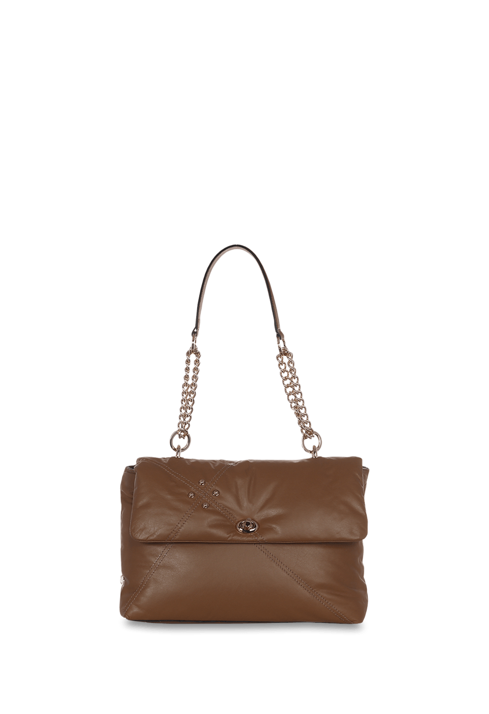 Bolsa Puffer em Couro