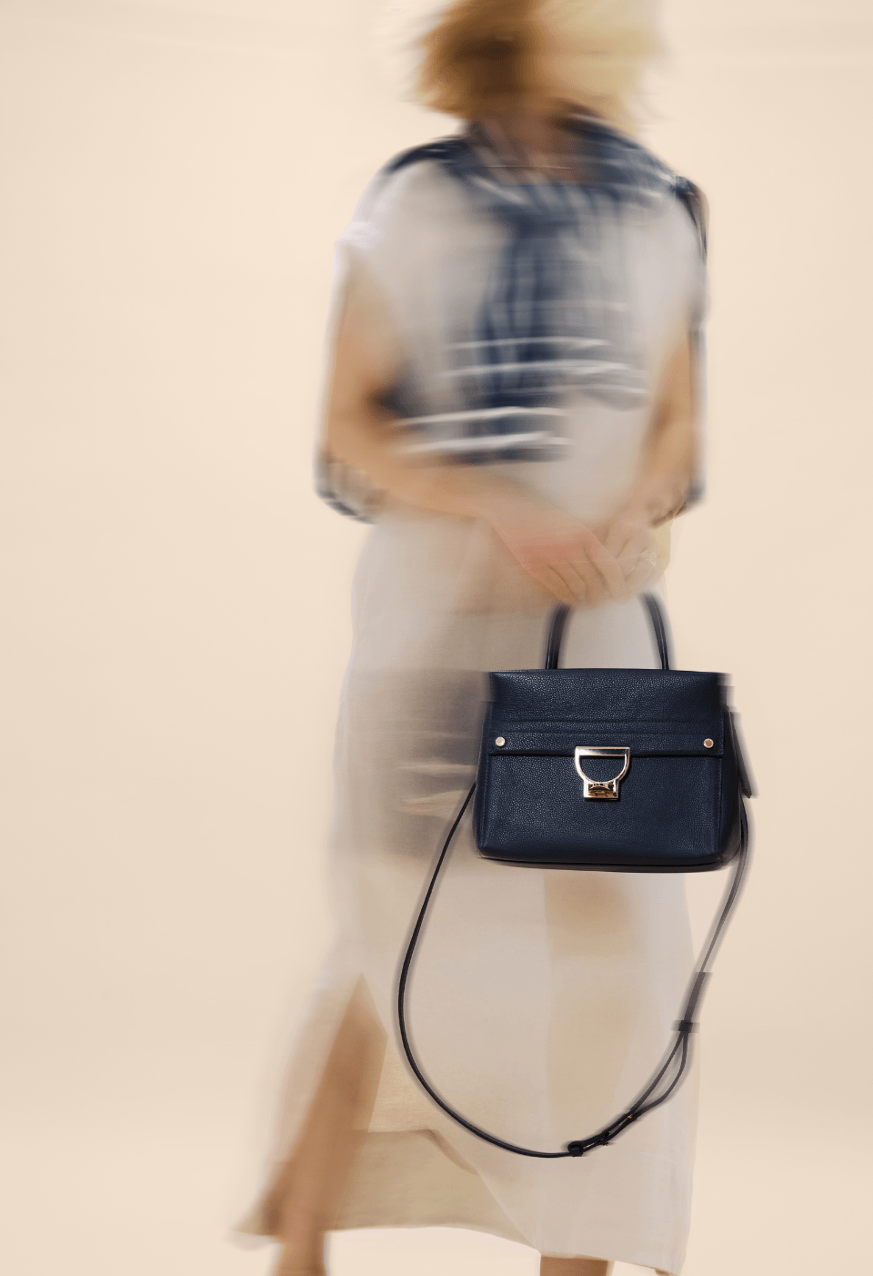 Bolsa Média em Couro