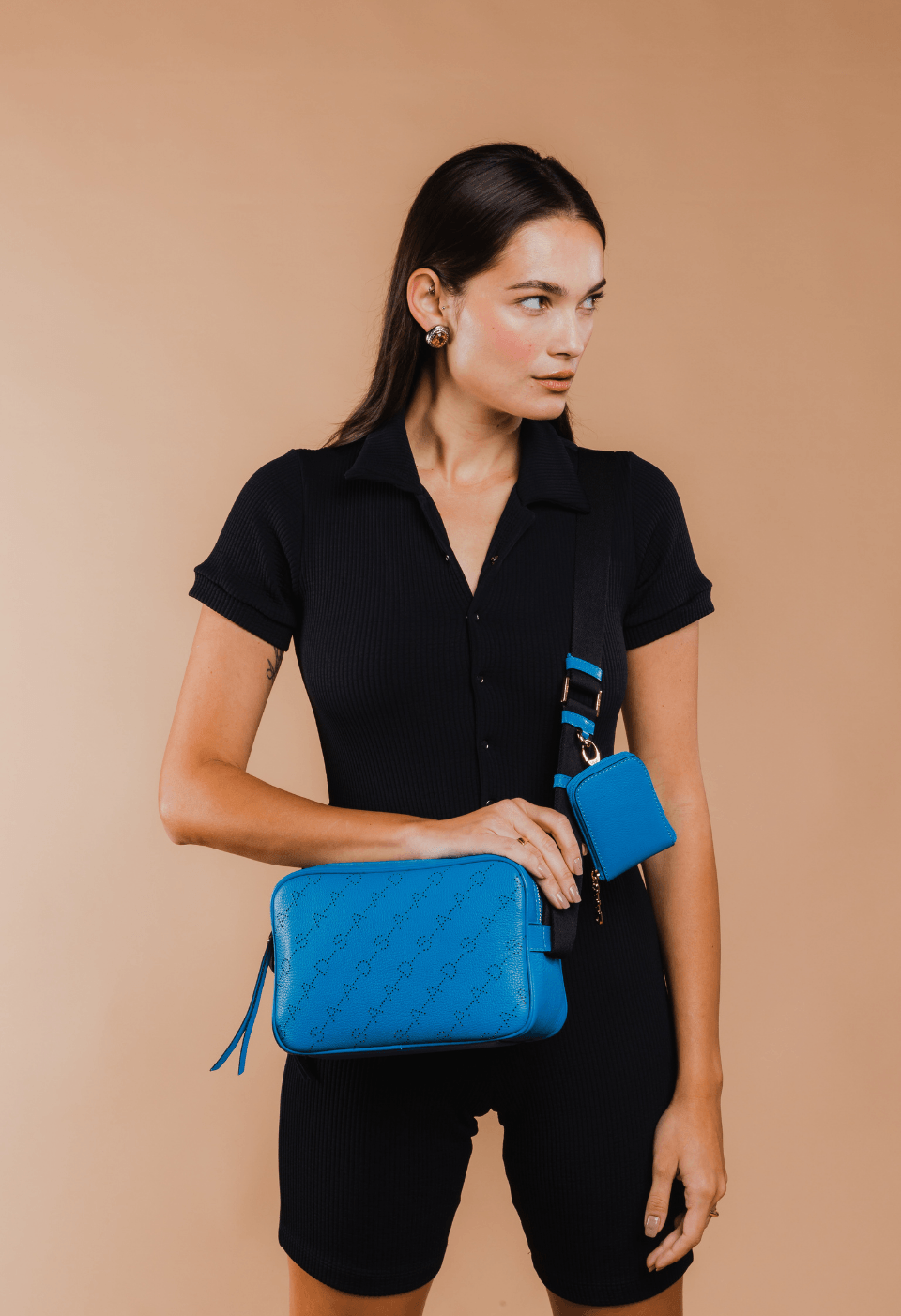 Bolsa Transversal de Couro Infinite