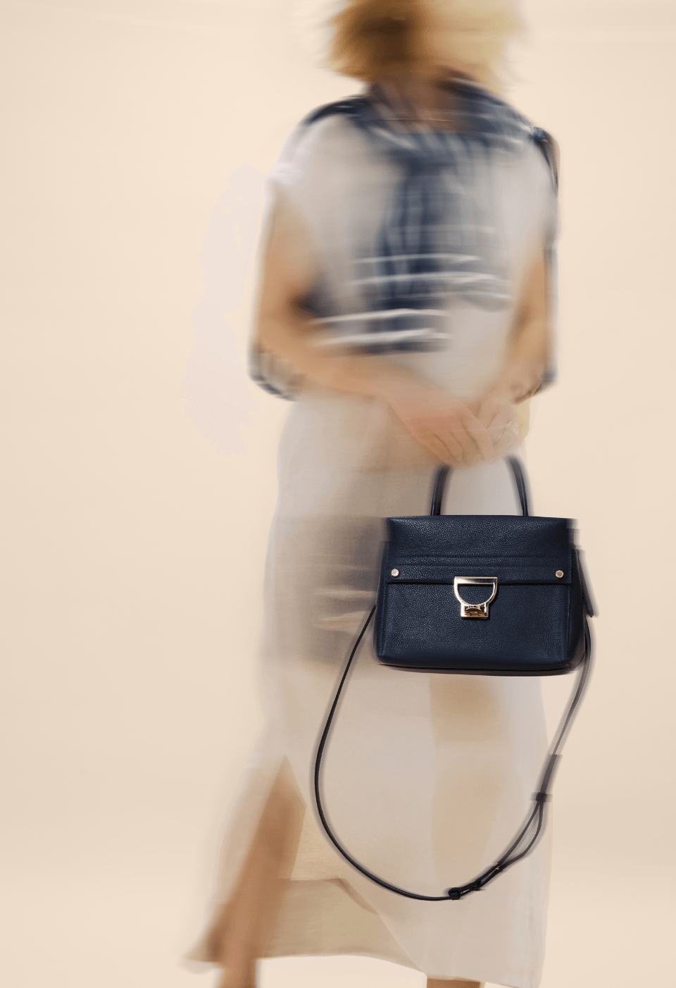 Bolsa Média em Couro