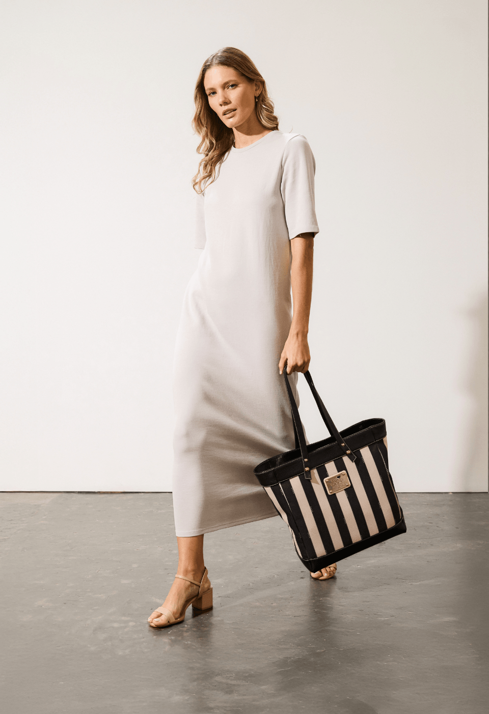 Bolsa Shopper Grande Listras