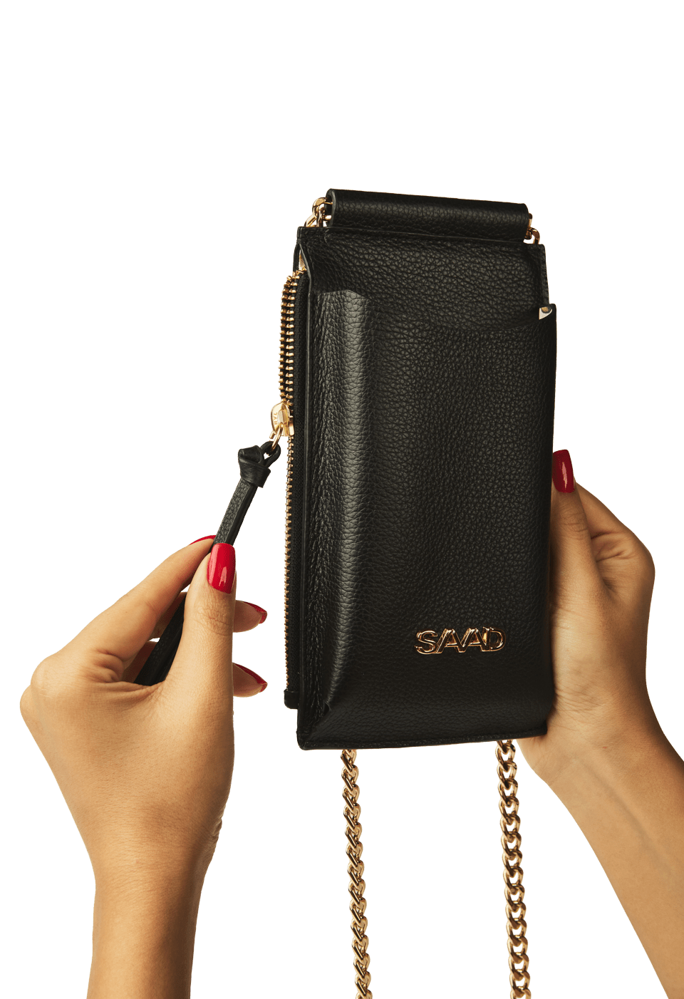 Mini Bolsa para Celular em Couro