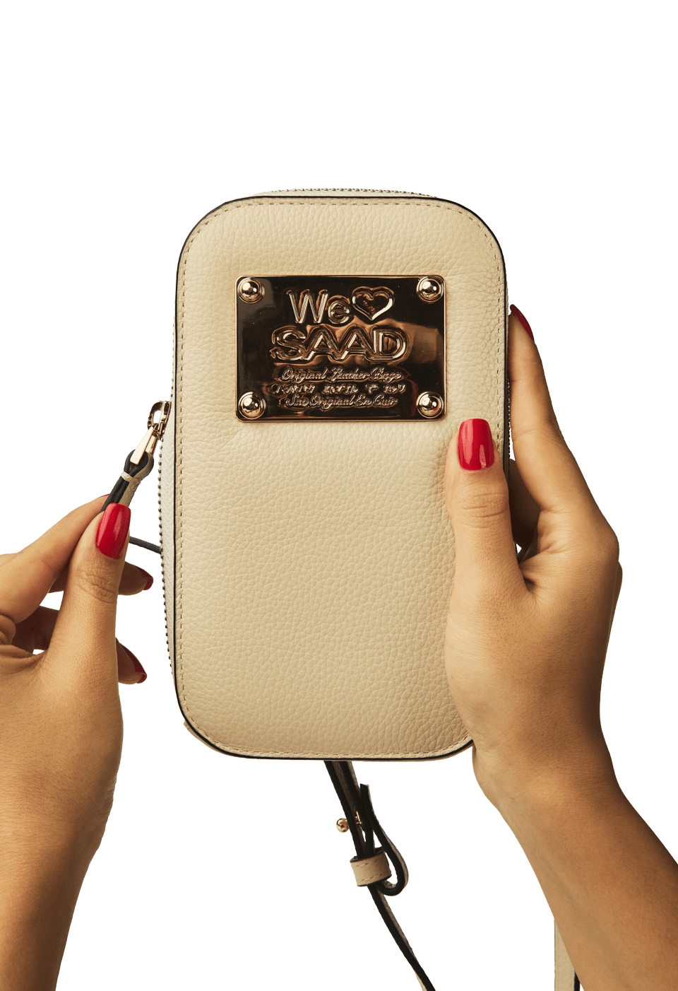 Mini Bolsa para Celular em Couro
