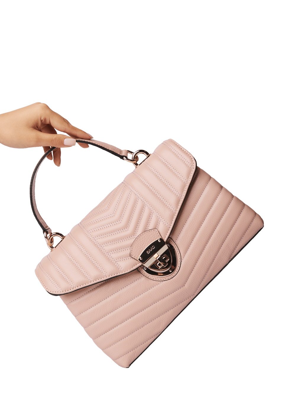 Bolsa Bordada em Couro