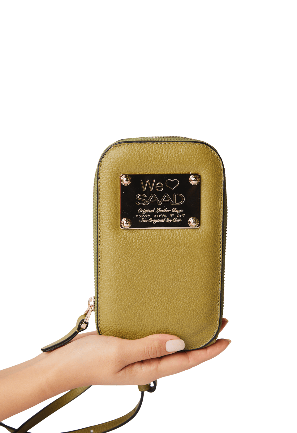 Mini Bolsa para Celular em Couro