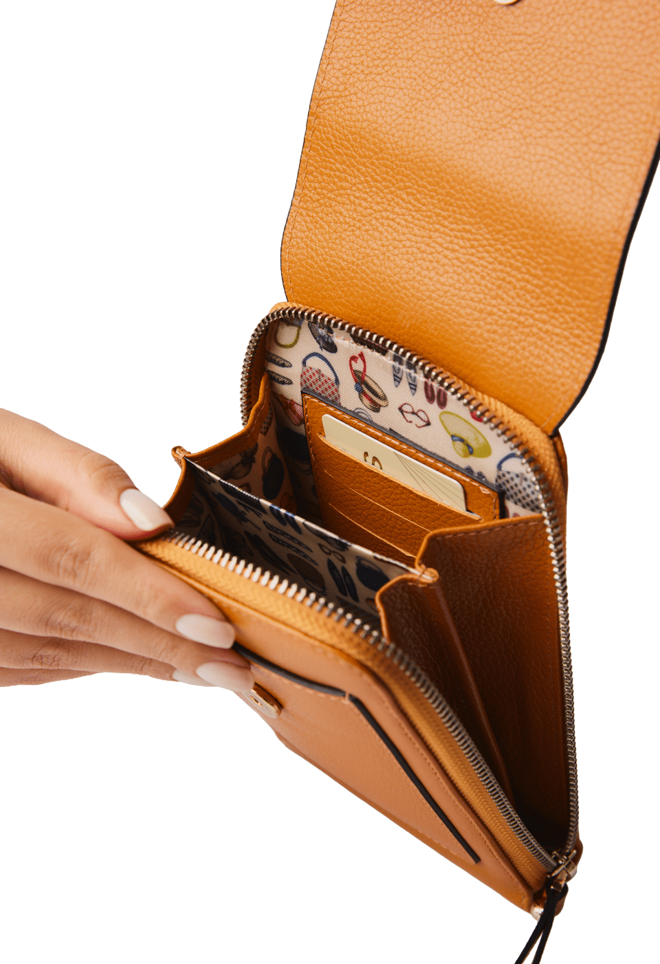 Mini Bolsa para Celular em Couro