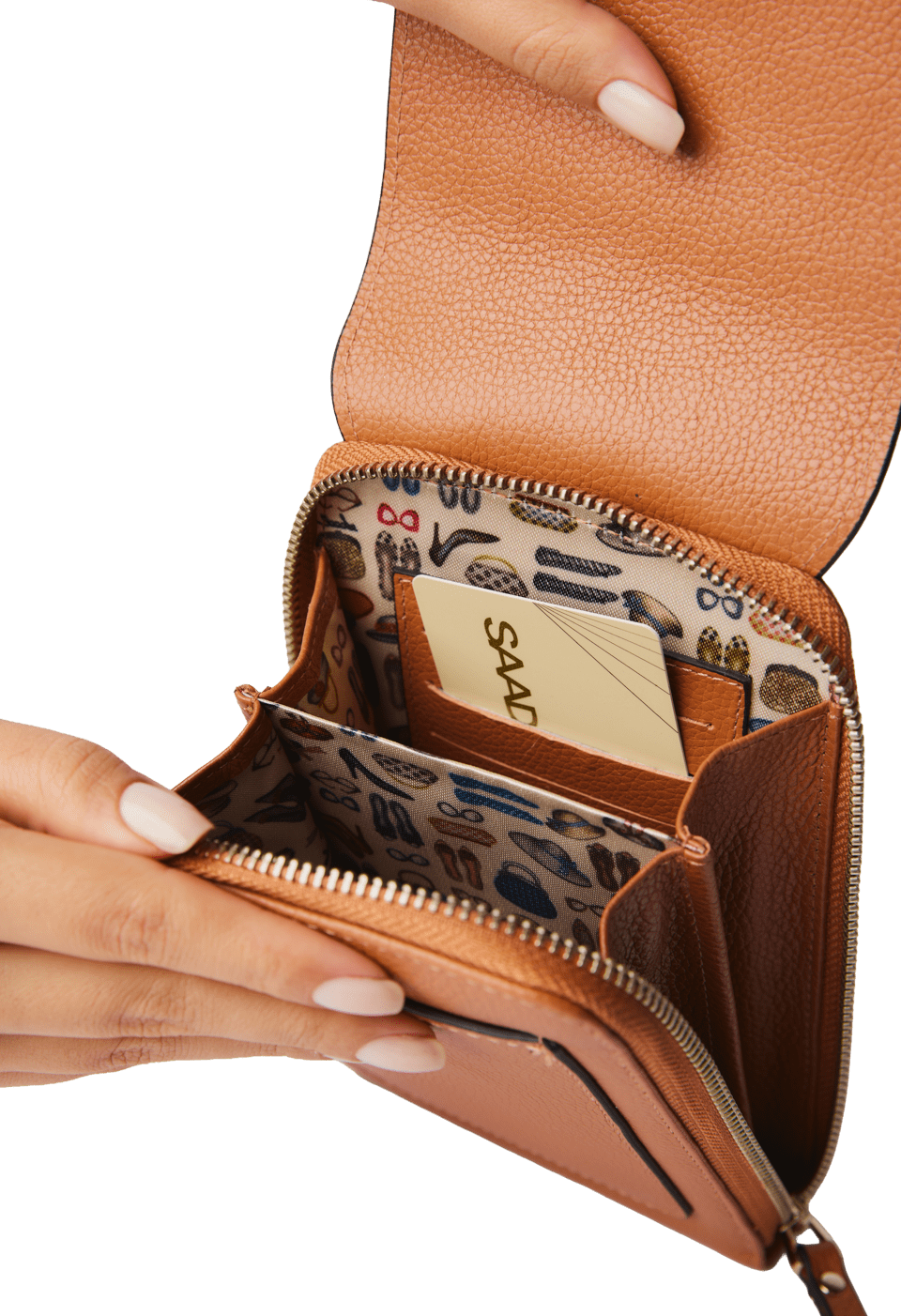 Mini Bolsa para Celular em Couro